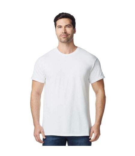 T-shirt Uni Manches Courtes En Coton Adulte Blanc Gildan