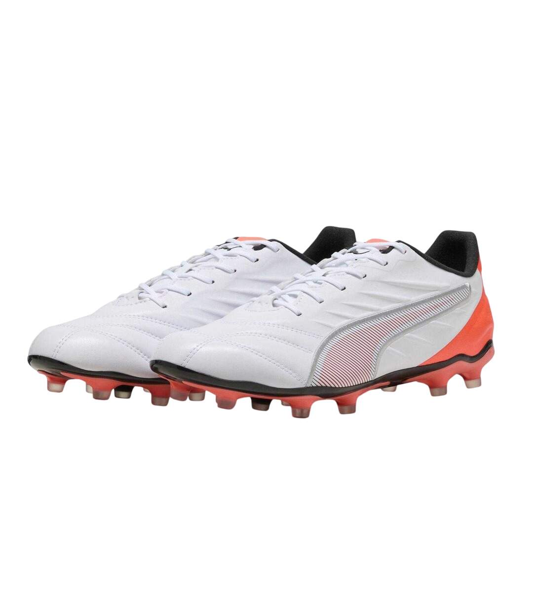 Mens King Pro Firm Ground Football Boots  White Puma-4