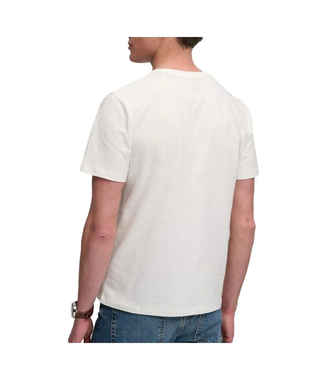 T-Shirt blanc homme superdry classic 1-2
