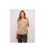 Gilet sans manches grosse maille boutons bijoux KAELIE - Dona X Lisa-1