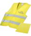 Professional Safety Vest In Pouch Neon Yellow Bullet-2