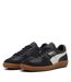 Mens Palermo Leather Trainers Black Gum Puma-1