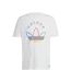 T-Shirt blanc homme adidas grfx-2