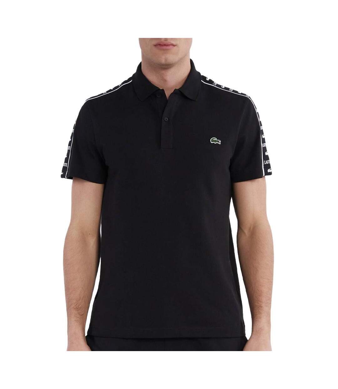 Polo noir homme lacoste ph7398-1