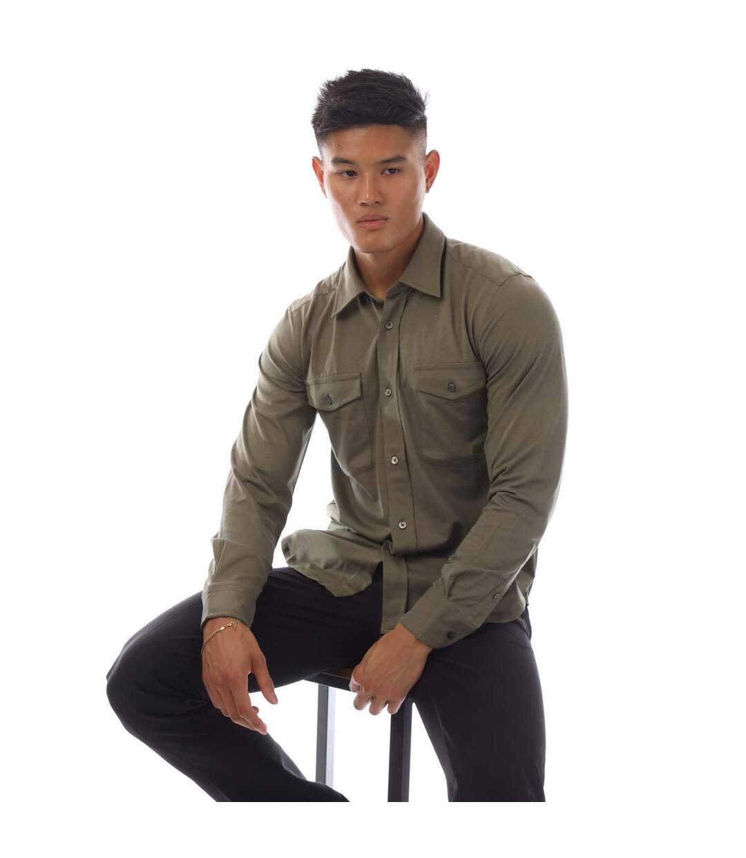 Chemise Homme Vert Tom Ford-4