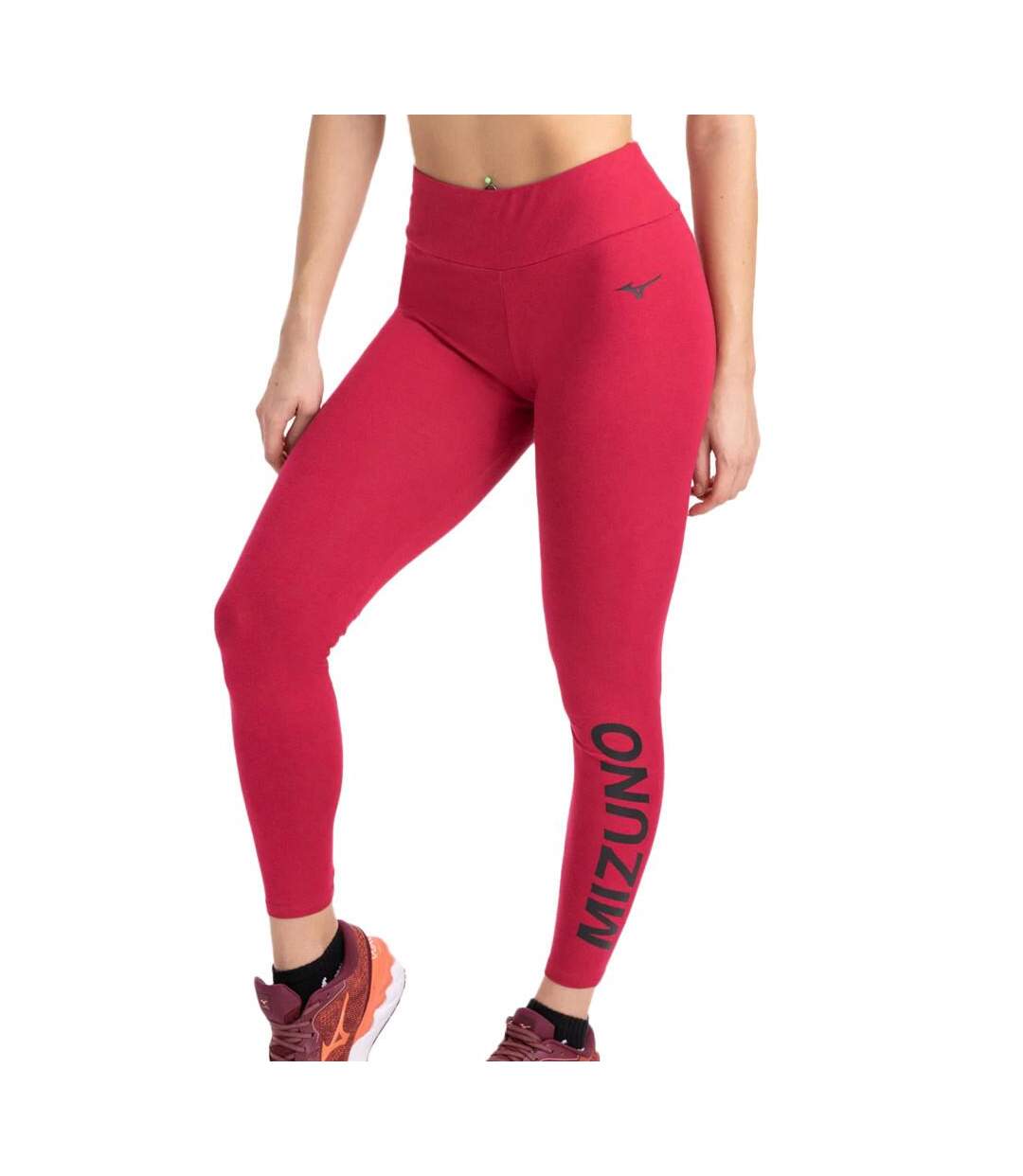 Legging Rose Femme Mizuno Athletic - S-1