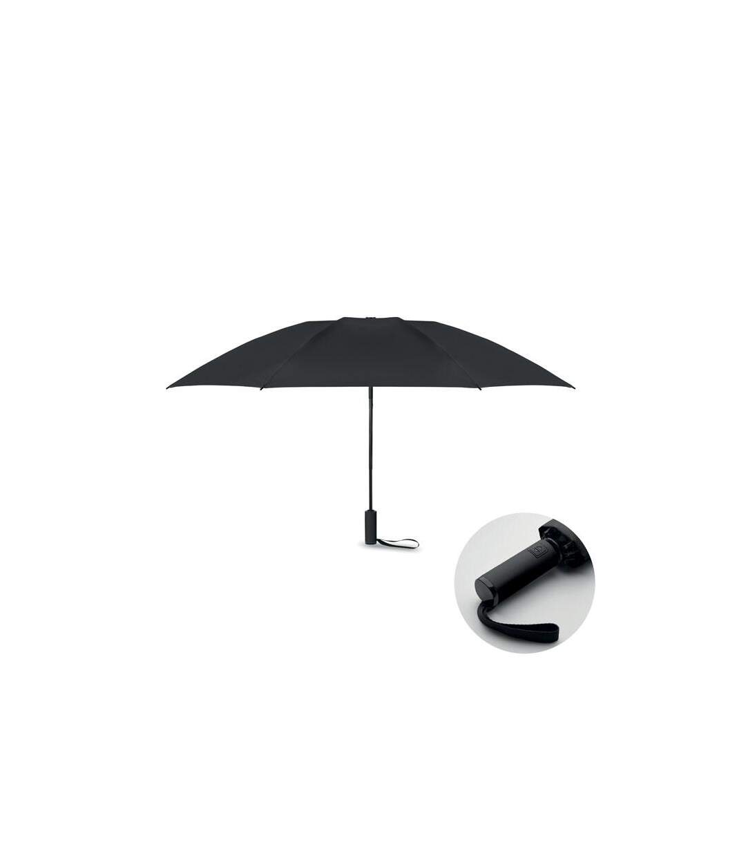 Parapluie Pliant Agumbe Taille Unique Noir MidOcean-2