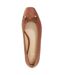Womens/ladies Hampers Ballet Flats Tan Dune London-3