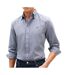 Chemise marine homme tommy hilfiger flex dobby-1