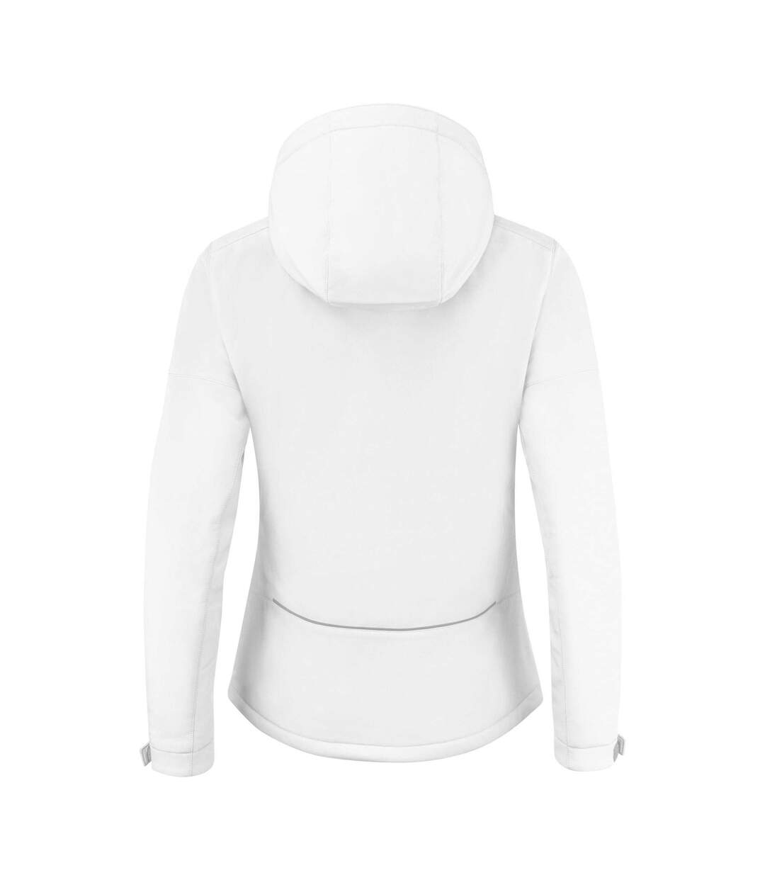 Womens/ladies Overlanding Soft Shell Jacket White Printer-2