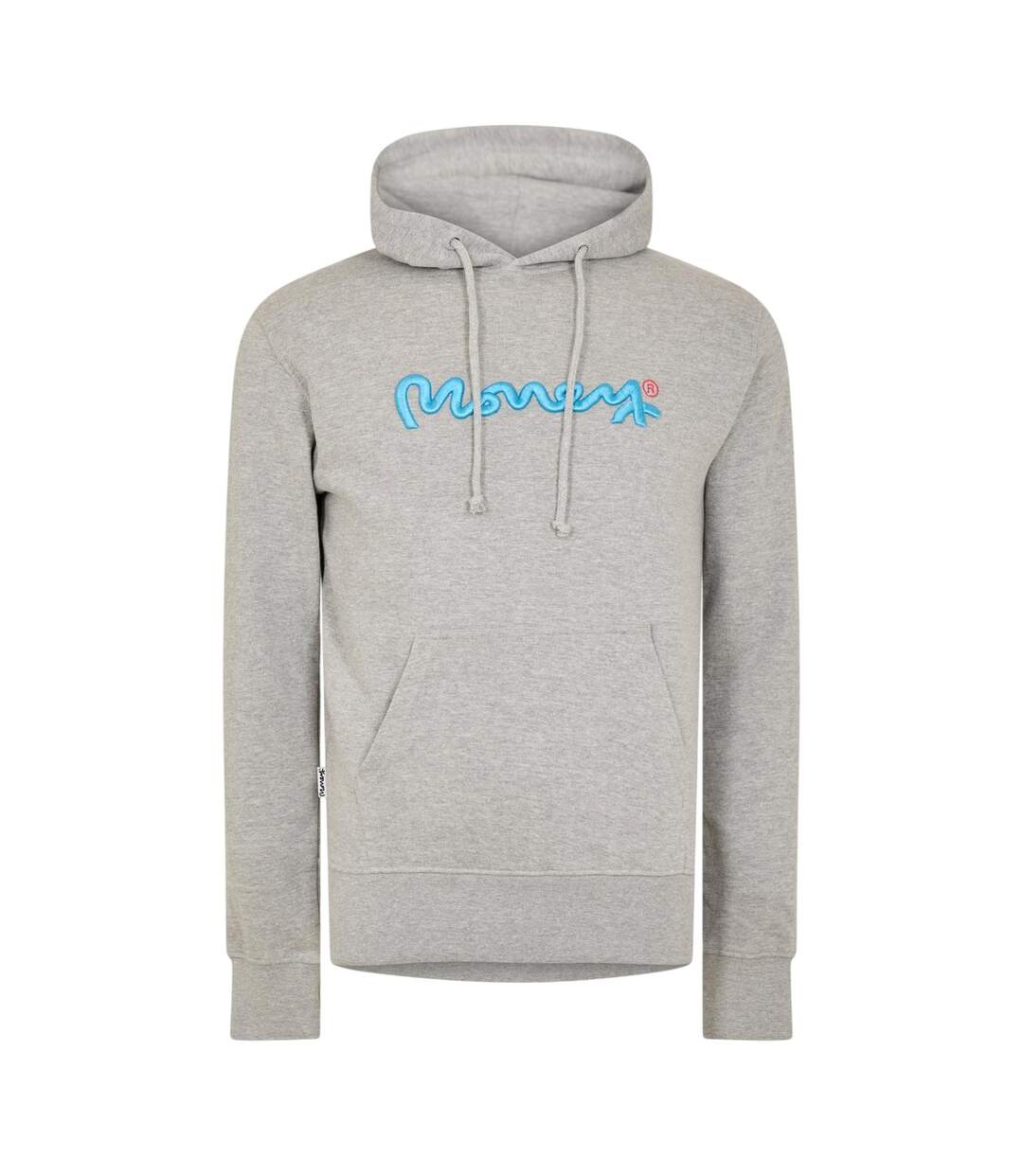 Sweat À Capuche Motif/style Côtelette Homme Gris Money-2
