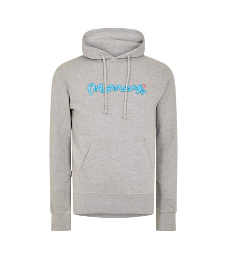 Sweat À Capuche Motif/style Côtelette Homme Gris Money