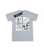 Disney T-shirt boyfriend en coton de Mickey, Donald, Goofy et Pluto pour femmes/femmes (Gris sportif) - UTBI35975-1