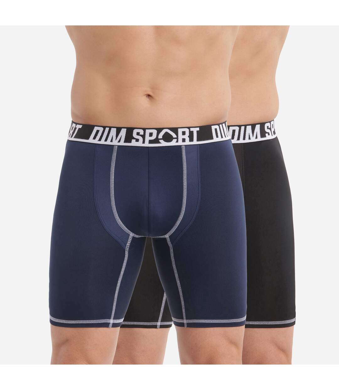 Lot de 2 Boxers Long Microfibre Sport-1