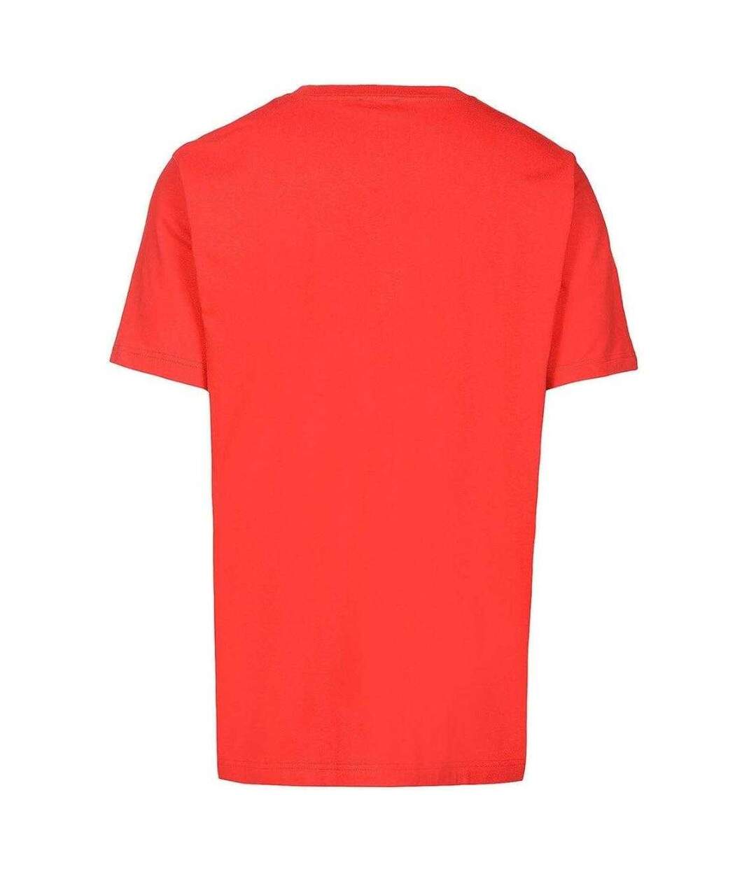 T-shirt Motif/style Universitaire Adulte Rouge Diesel-2