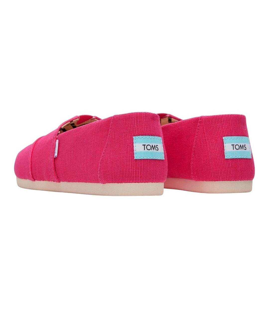 Womens/ladies Alpargata Classic Espadrilles Pink Toms-2