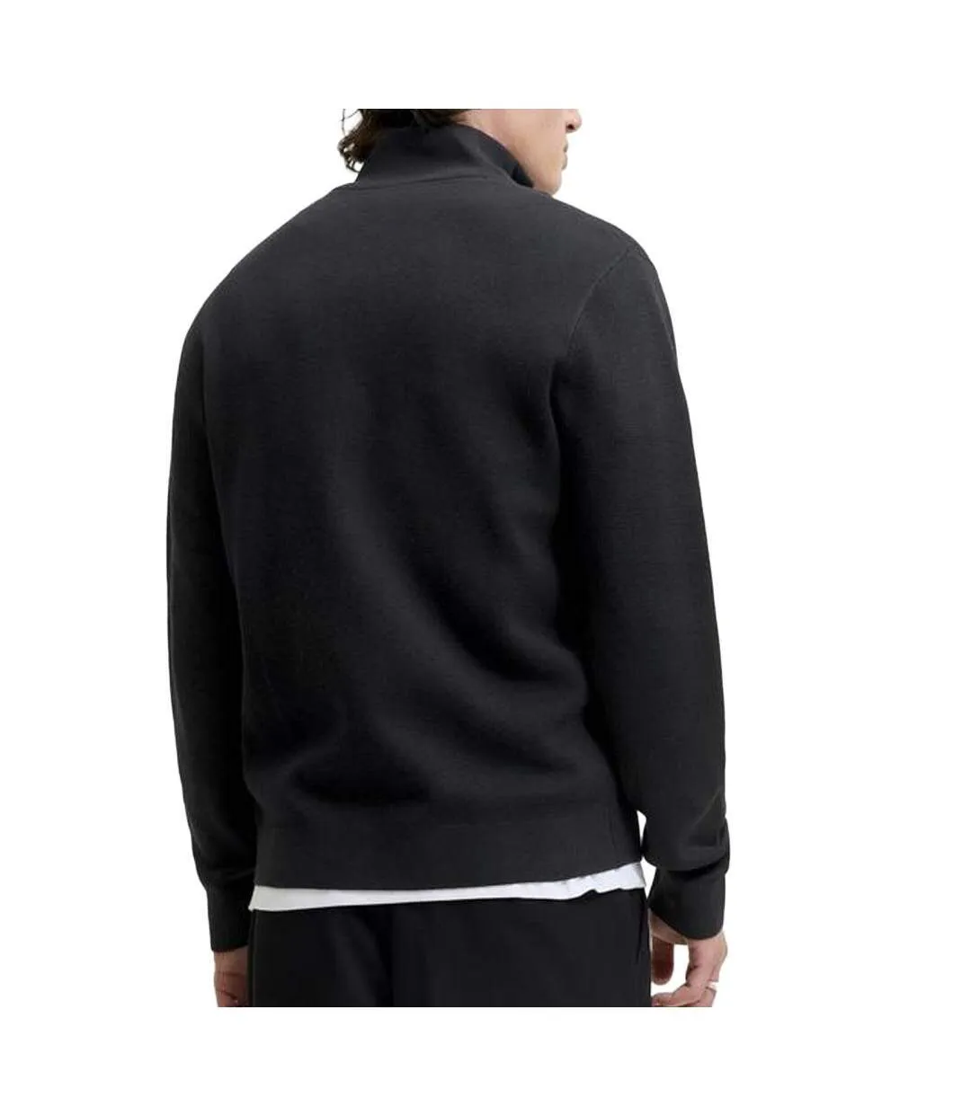 Pull zippé noir homme jack & jones milano-2