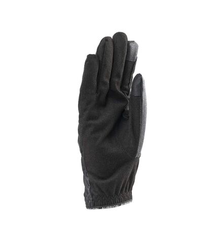 Unisex adult stadium winter riding gloves black Aubrion