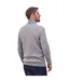 Mens Cable Knit Cashmere Merino Crew Neck Jumper Grey Marl WoolOvers-2