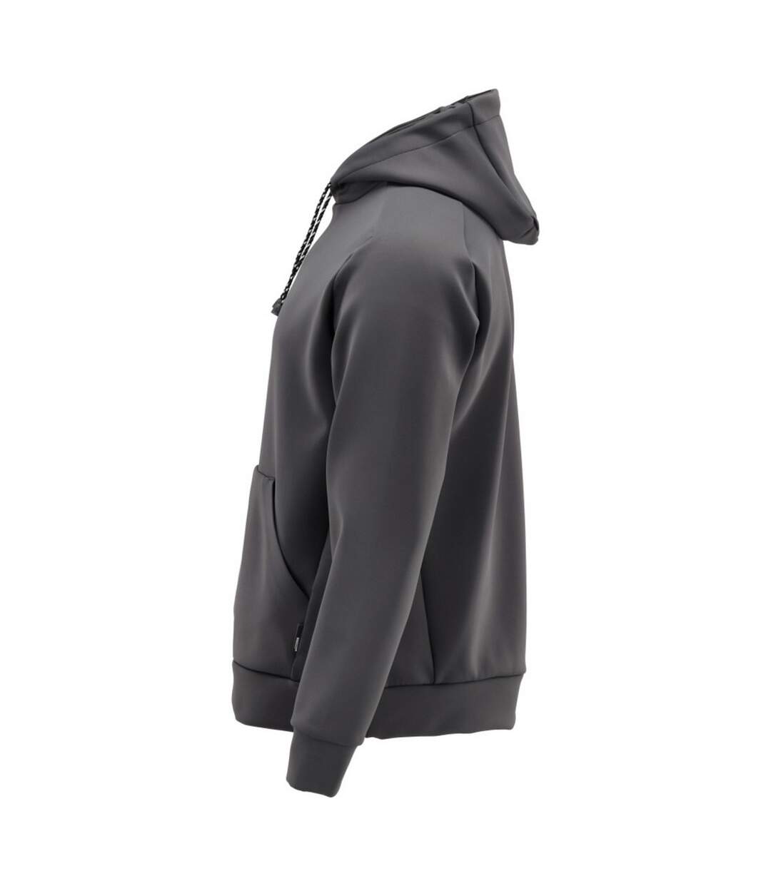 Sweat À Capuche Motif/style Uni Customised Homme Gris Pierre Mascot-4