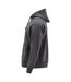 Sweat À Capuche Motif/style Uni Customised Homme Gris Pierre Mascot-4