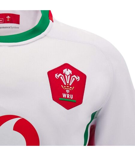 Maillot Extérieur Motif/style Welsh Rugby Union 2024/2025 Femme Blanc Vert Macron