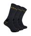 Mens 3 Pack Real Work Socks with Cushioned Heel & Toe-1