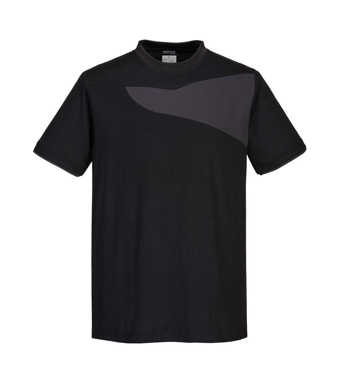 T-shirt homme noir / gris foncé Portwest