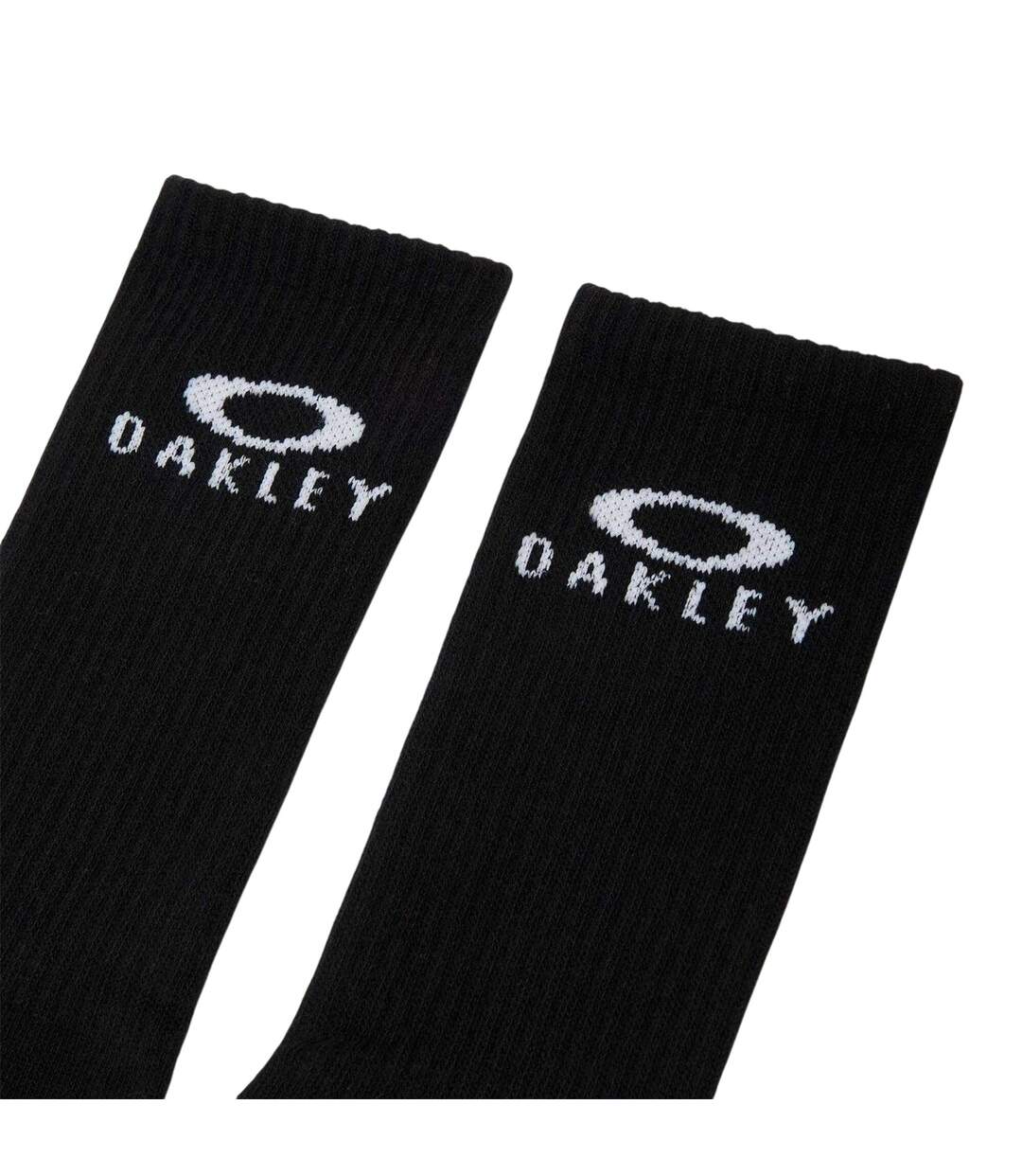 Pack Of 3  Mens Ellipse Crew Socks  Blackout Oakley-2