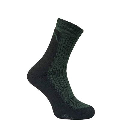 1 Pack Mens Reinforced Heel & Toe Merino Wool Hiking Socks