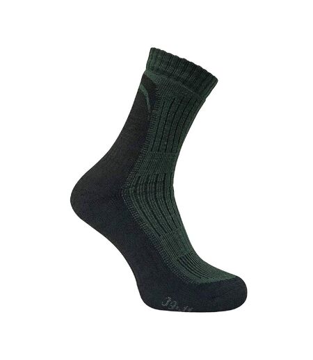 1 Pack Mens Reinforced Heel & Toe Merino Wool Hiking Socks