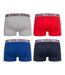 Pack X4 Boxers Marine/Rouge Homme Fila Brief