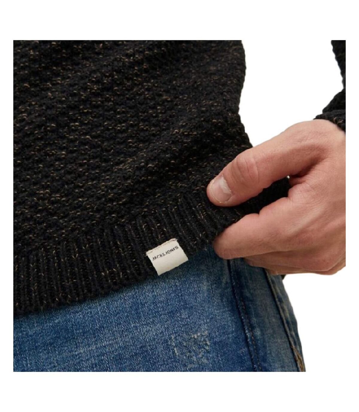 Pull Noir Homme Jack & Jones Damian