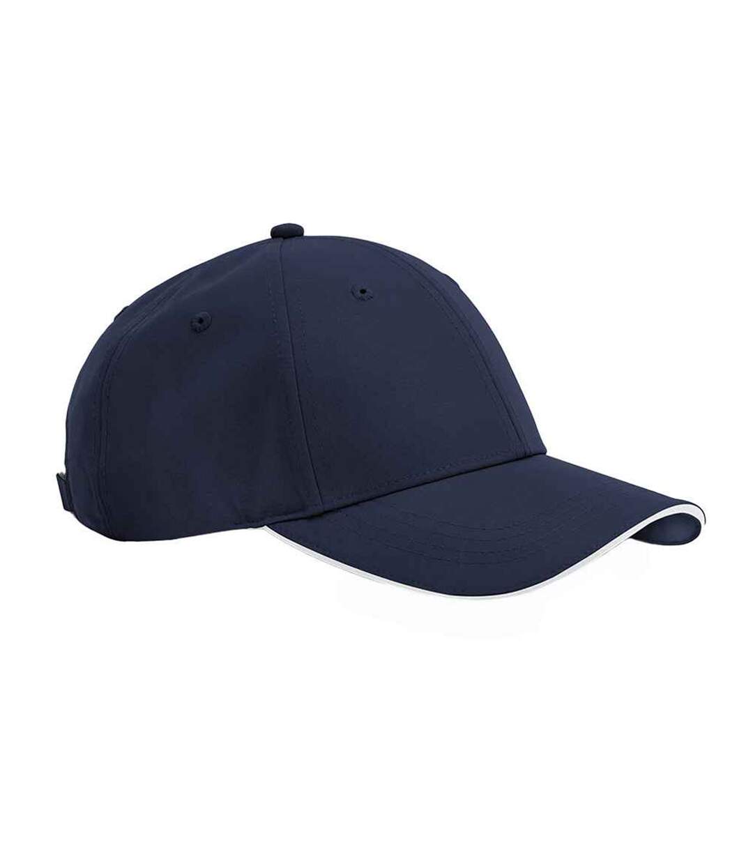 Casquette Team Sports-tech Bleu Marine Français Blanc Beechfield-1