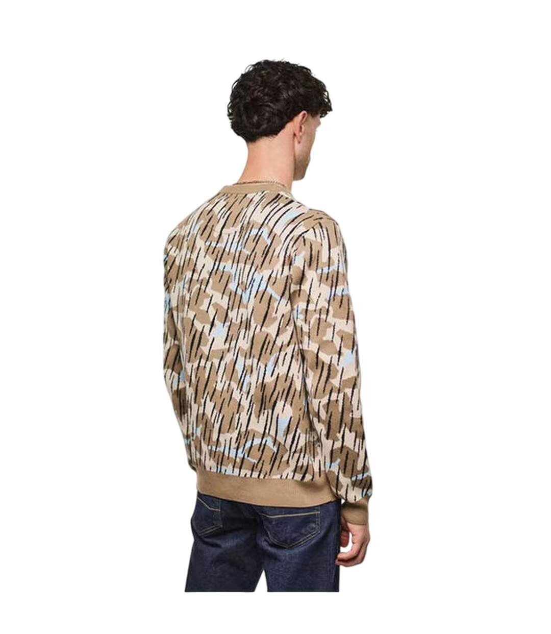 Sweat Motif/style Camouflage Homme Beige Weekend Offender-3