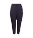 Womens/ladies Logo Regular Athletic Joggers Navy Adidas-1