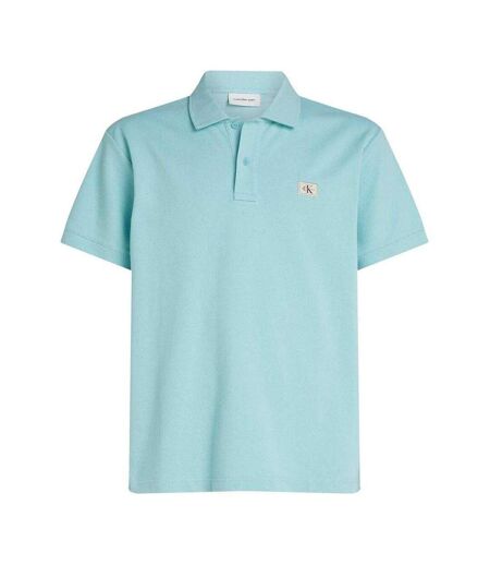 Mens Regular Short-sleeved Polo Shirt Fresh Mint Calvin Klein