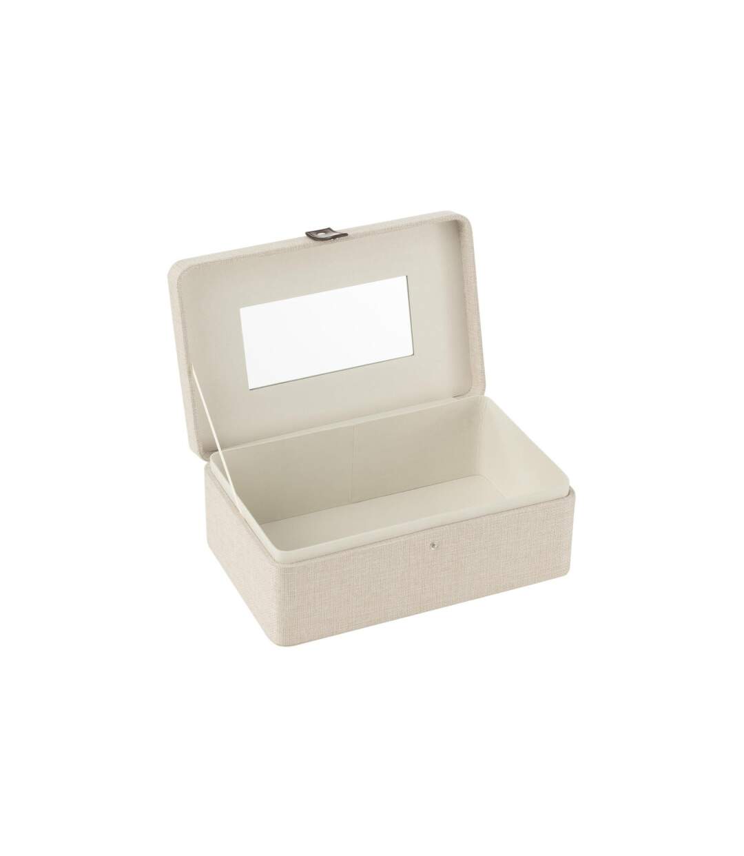 Boîte Pour Cosmétiques en Tissu Ericka 30cm Gris-2