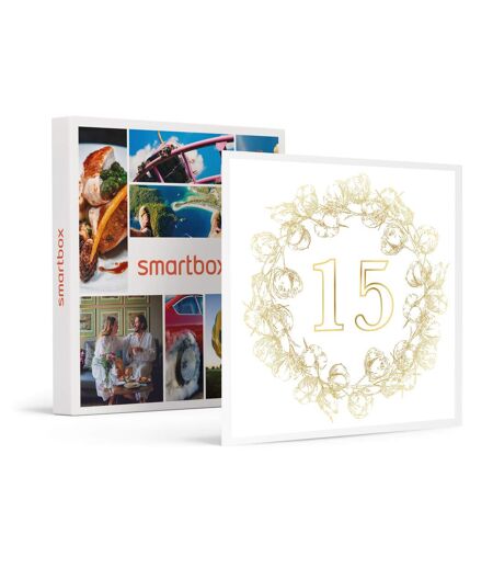 Noces de cristal : 15e anniversaire de mariage de rêve ! - SMARTBOX - Coffret Cadeau Multi-thèmes