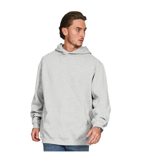 Mens Core Ringspun Cotton Oversized Hoodie Ash Grey Casual Classics