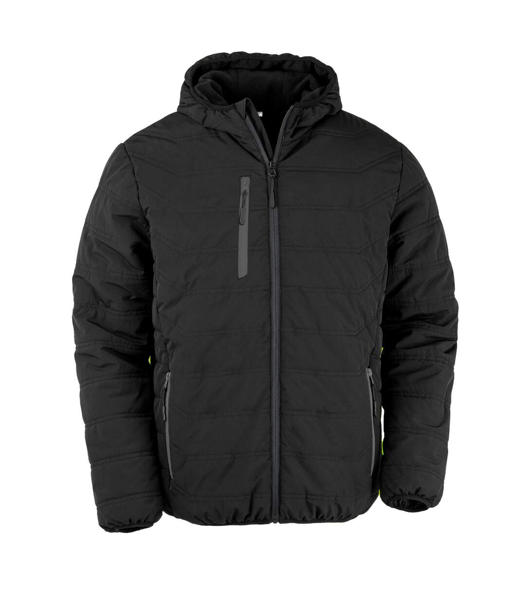 Doudoune Matelassée Compass Homme Noir Result Genuine Recycled-1