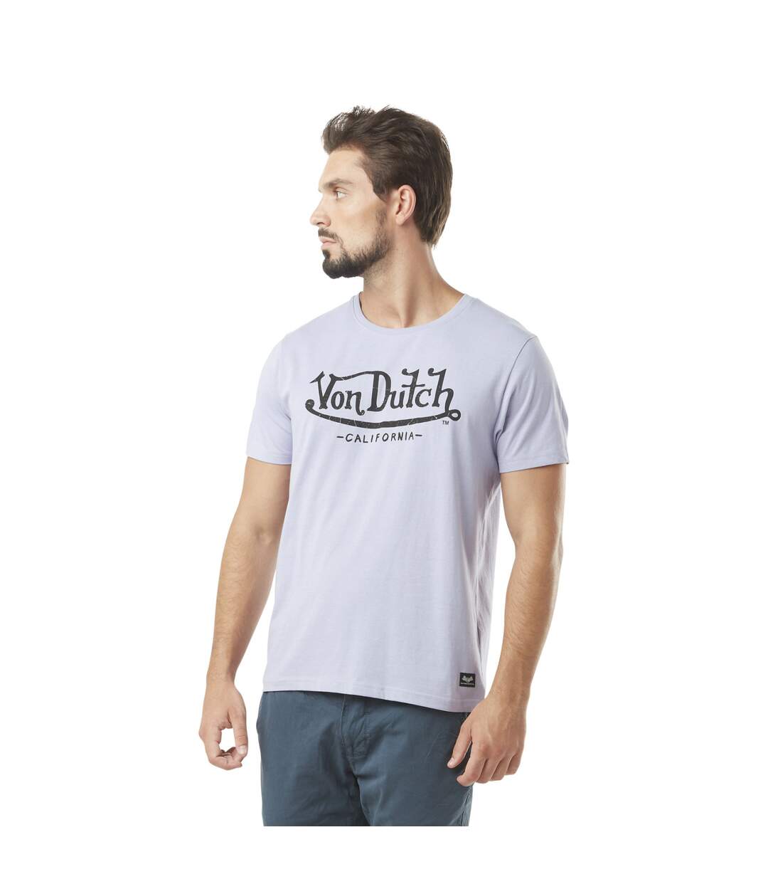 T-shirt homme col rond avec logo en coton First Vondutch