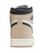 Womens/ladies Air Jordan 1 Retro Leather High Cut Trainers Brown Nike-2
