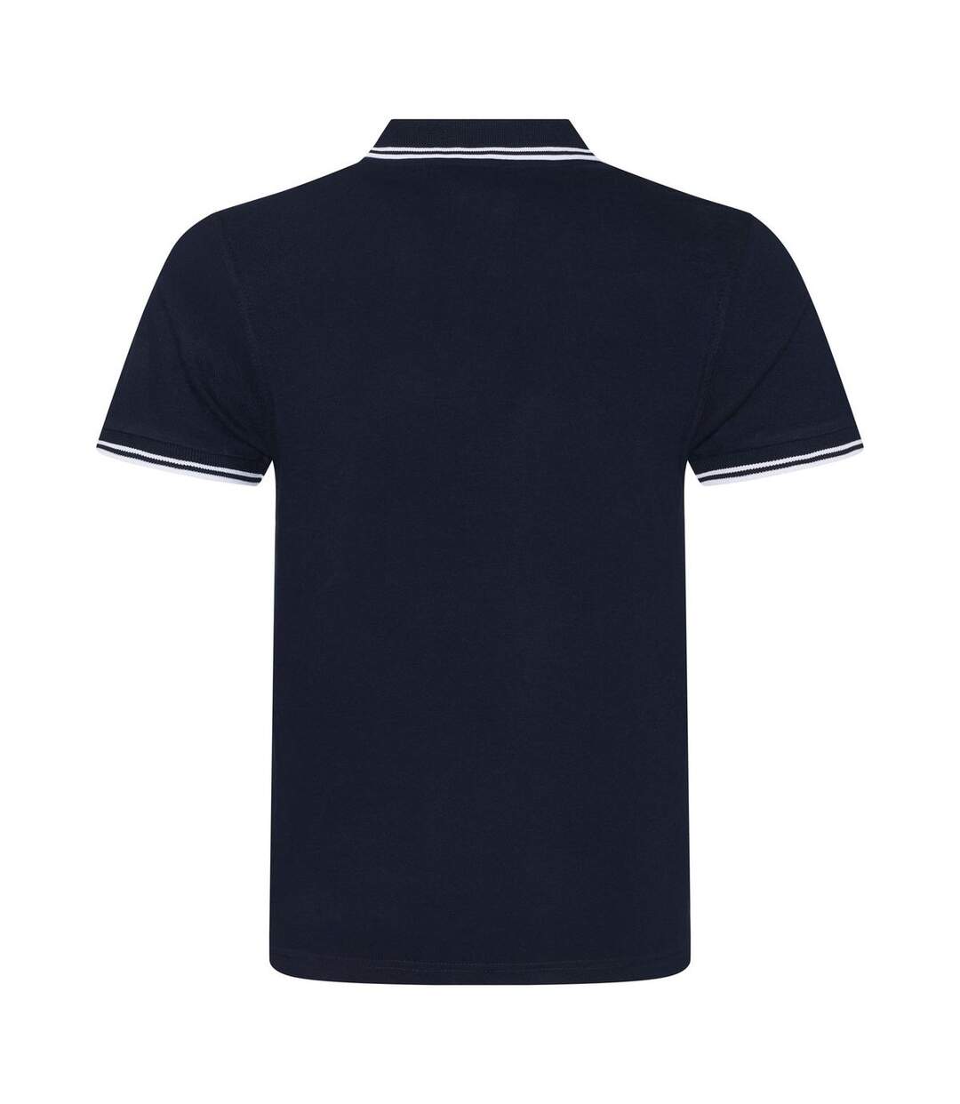 Polo homme bleu marine / blanc AWDis-2