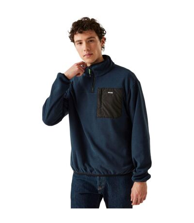Mens Frankie Half Zip Fleece Top Navy Regatta