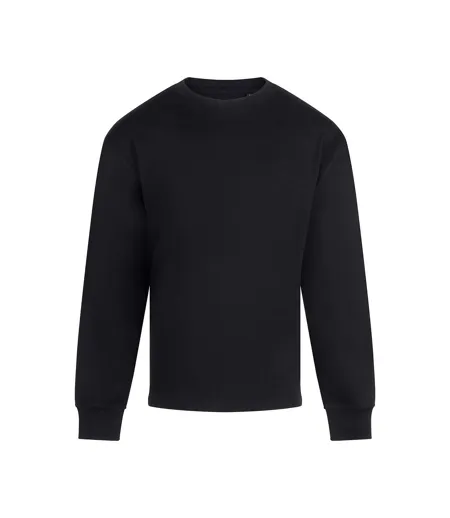Mens Headline Heavyweight Long-sleeved T-shirt Black Anthem