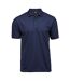 Tee Jays Mens Luxury Stretch Short Sleeve Polo Shirt (Denim)