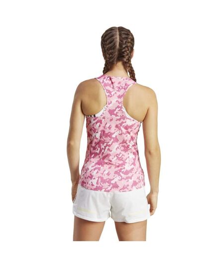 Débardeur own the run femme rose Adidas