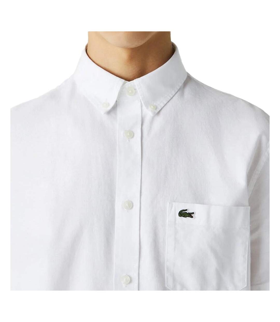 Chemise Manches Courtes Blanche Homme Lacoste CH2949 - 39-2