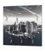 Patère Murale 5 Crochets Skyline 70cm Gris-1